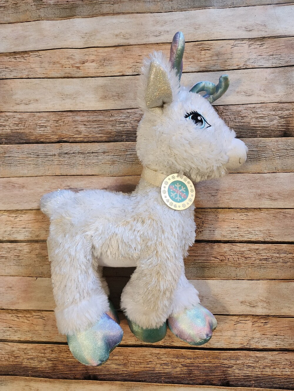 16" Build-A-Bear Glisten And The Merry Mission Glisten The Snow Reindeer Plush